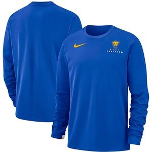 Men’s Nike Royal Pitt Panthers Performance Sweatshirt - Medium